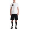 Camiseta blanca de manga corta con cuello redondo y estampado en la espalda Off-White para hombre, colección primavera-verano 2022
