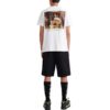 Camiseta blanca de manga corta con cuello redondo y estampado en la espalda Off-White para hombre, colección primavera-verano 2022