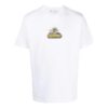 Camiseta blanca de manga corta con estampado de flechas invertidas de Off-White para hombre, colección primavera-verano 2022