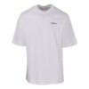 Camiseta blanca de manga corta con estampado de letras del alfabeto SS22