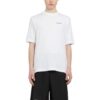 Camiseta blanca de manga corta con estampado de letras del alfabeto SS22