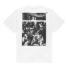 Camiseta blanca de manga corta con estampado del logotipo de Caravaggio en la espalda, colección primavera-verano 2020