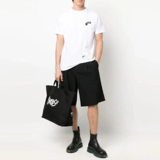 Camiseta blanca de manga corta con estampado del logotipo de Off-White Men’s x Teenage Engineering