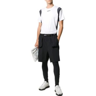 Camiseta blanca de manga corta con estampado del logotipo de Off-White para hombre