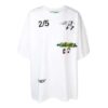 Camiseta blanca de manga corta con estampado en la espalda 2/5 de Off-White para hombre