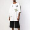 Camiseta blanca de manga corta con estampado en la espalda 2/5 de Off-White para hombre