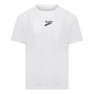 Camiseta blanca de manga corta de algodón estampada para hombre de Off-White