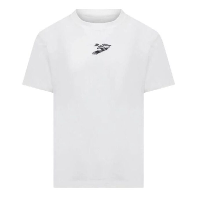 Camiseta blanca de manga corta de algodón estampada para hombre de Off-White