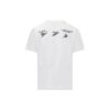 Camiseta blanca de manga corta de algodón estampada para hombre de Off-White
