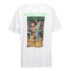 Camiseta blanca de manga corta holgada Off-White para hombre C/O VIRGIL ABLOH con estampado de esqueleto