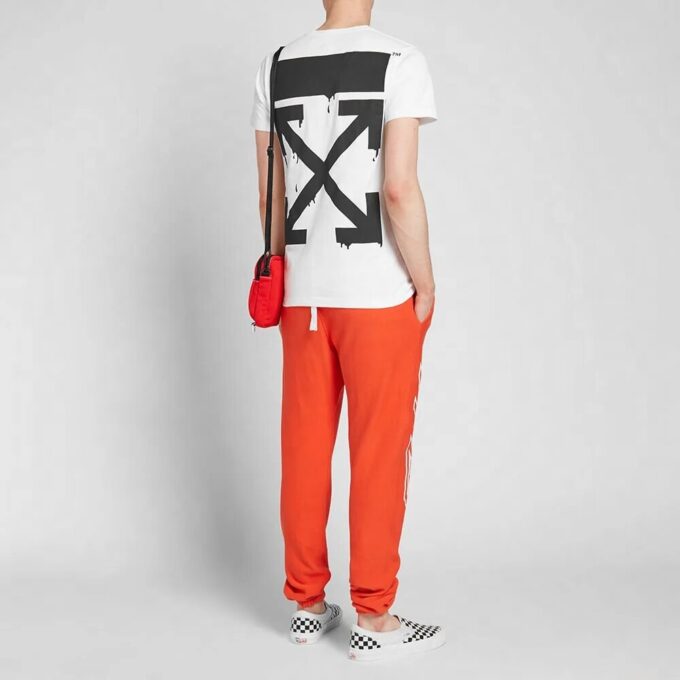 Camiseta blanca de manga corta Off-White Men’s x The Simpsons/ The Simpsons Crossover Printing, versión estándar