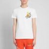 Camiseta blanca de manga corta Off-White Men’s x The Simpsons/ The Simpsons Crossover Printing, versión estándar