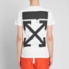Camiseta blanca de manga corta Off-White Men’s x The Simpsons/ The Simpsons Crossover Printing, versión estándar