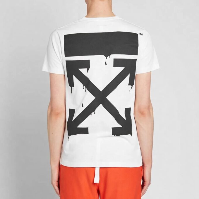 Camiseta blanca de manga corta Off-White Men’s x The Simpsons/ The Simpsons Crossover Printing, versión estándar