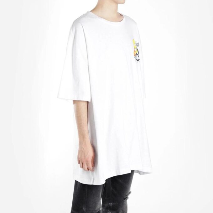 Camiseta blanca de manga corta Off-White para hombre C/O VIRGILABLOH Simpson Arrow