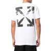 Camiseta blanca de manga corta Off-White para hombre, colección primavera-verano 2022, con logo estampado en el pecho