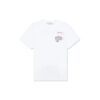 Camiseta blanca de manga corta Off-White para hombre con estampado Golden Ratio en amarillo dorado en Pantalones Cortos