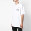 Camiseta blanca de manga corta Off-White para hombre con estampado Golden Ratio en amarillo dorado en Pantalones Cortos
