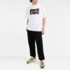 Camiseta blanca de manga corta y cuello redondo con estampado Caravaggio de Off-White para hombre, colección FW21, corte entallado