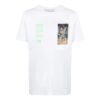 Camiseta blanca de manga corta y cuello redondo con estampado de letras de Off-White para hombre, colección FW22