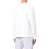 Camiseta blanca de manga larga con cuello redondo y estampado de logotipo a rayas de Off-White para hombre, colección primavera-verano 2022