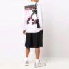 Camiseta blanca de manga larga con estampado de flechas para hombre de Off-White