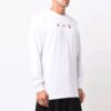 Camiseta blanca de manga larga con estampado de flechas para hombre de Off-White