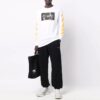 Camiseta blanca de manga larga Off-White para hombre FW21 con pintura de Caravaggio