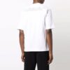 Camiseta blanca de pantalón corto con cuello redondo y estampado Off-White para hombre, colección FW21