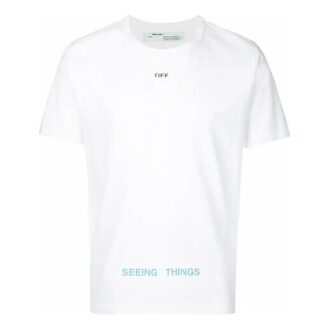 Camiseta blanca estampada para hombre de Off-White