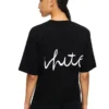 Camiseta Boxy con logotipo compartido