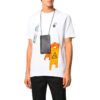 Camiseta casual con aplique Pascal para hombre, color blanco