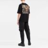 Camiseta casual de manga corta y corte recto para hombre de Off-White con estampado de letras del alfabeto, color blanco