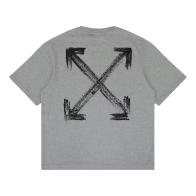 Camiseta Chalk Arrow Fit «Gris jaspeado»