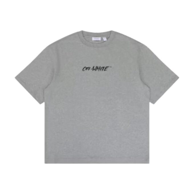 Camiseta Chalk Arrow Fit «Gris jaspeado»