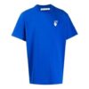 Camiseta con aplique de doble flecha para hombre, azul