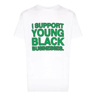 Camiseta con aplique de eslogan para hombre, blanca