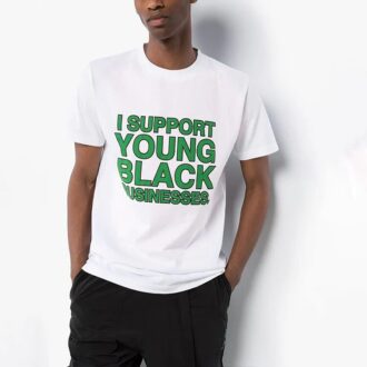 Camiseta con aplique de eslogan para hombre, blanca