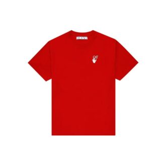 Camiseta con aplique de flecha Arrows para hombre, color rojo