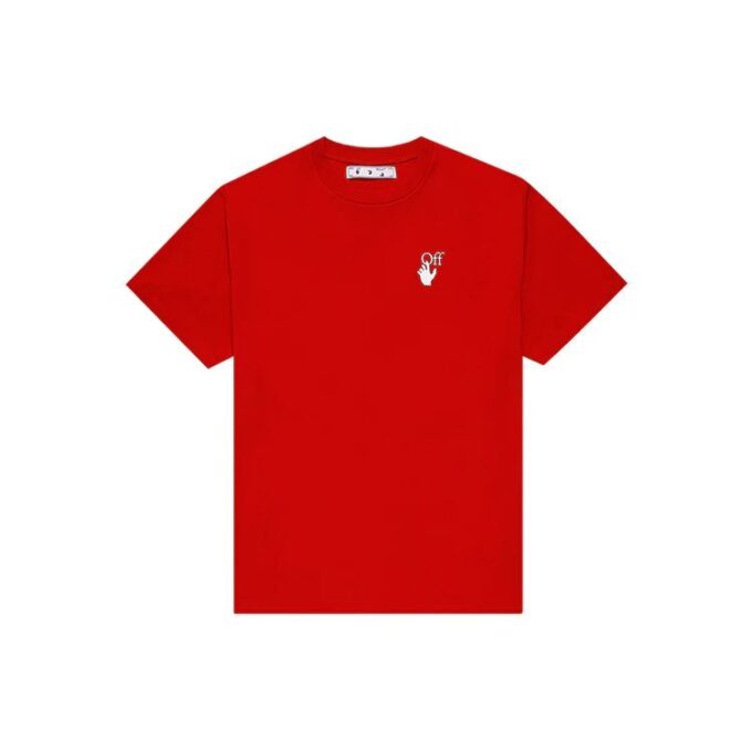 Camiseta con aplique de flecha Arrows para hombre, color rojo