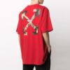 Camiseta con aplique de flecha Arrows para hombre, color rojo