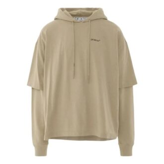 Camiseta con capucha doble Caravaggio Arrow «Dark Sand»