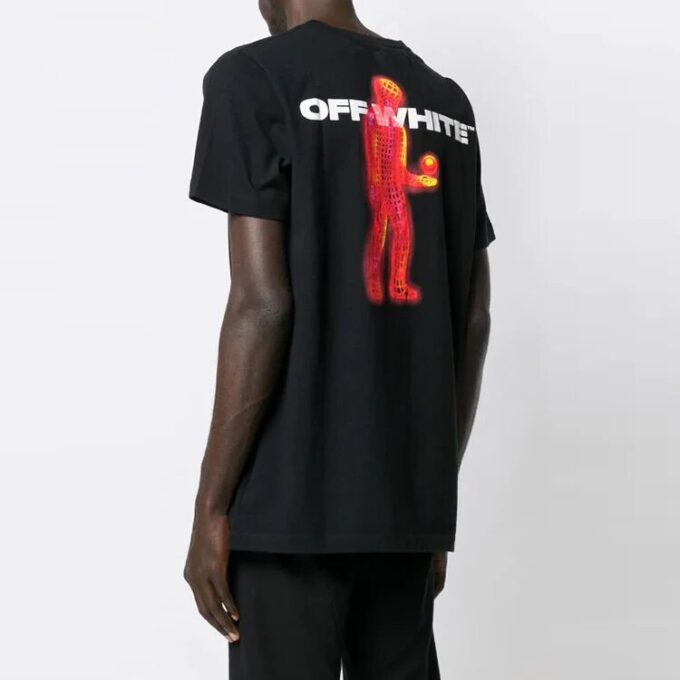 Camiseta con estampado Character Earth «Negro Rojo»