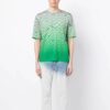 Camiseta con estampado de flechas y efecto ombré