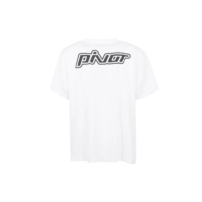 Camiseta con estampado de la Mona Lisa, pantalones cortos, talla grande, color blanco