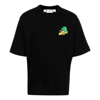 Camiseta con estampado del logotipo Brush Arrows de la temporada primavera-verano 2023