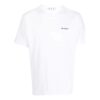Camiseta con estampado del logotipo en diagonal