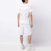 Camiseta con estampado del logotipo en diagonal