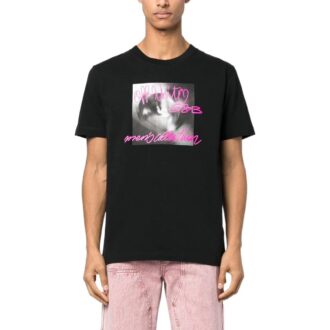 Camiseta con estampado gráfico «Negro»