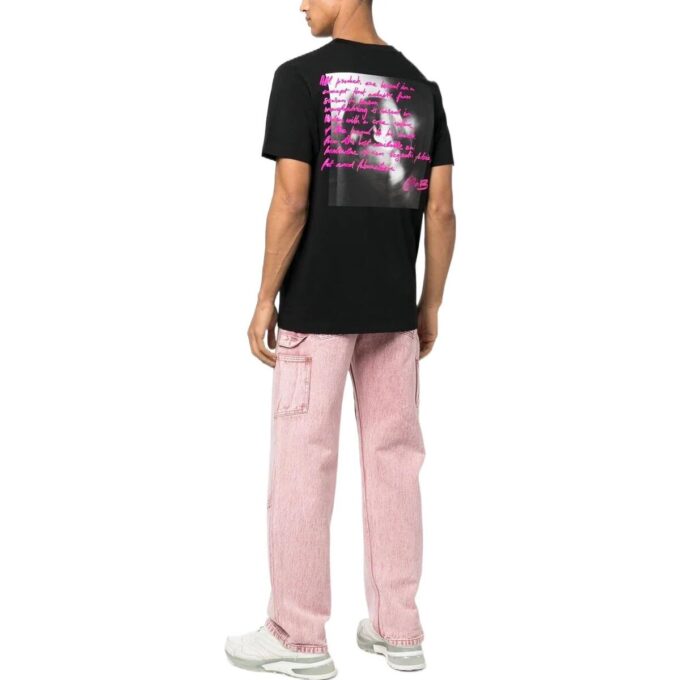 Camiseta con estampado gráfico «Negro»
